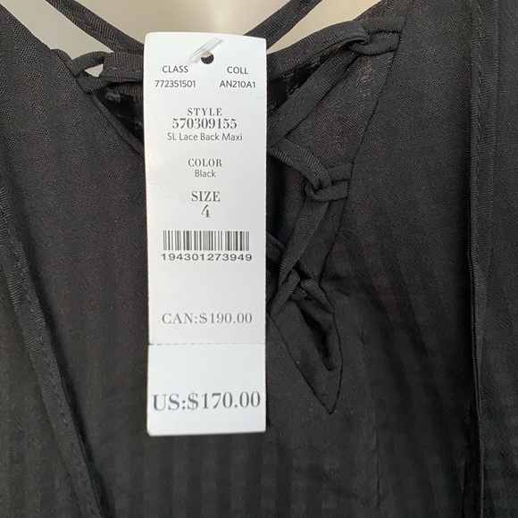 White House Black Market Elegant Black Maxi Dress - Picture 6 of 10